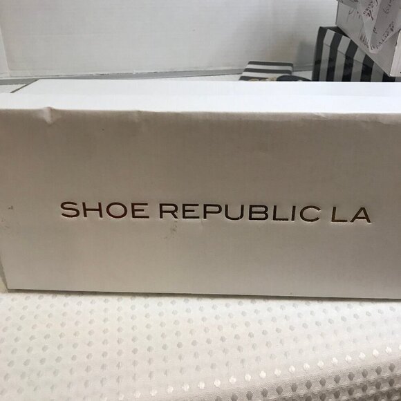 SHOE REPUBIC LA PRESLEY WOMENS SLIDES SIZE 7.5 NWB - Picture 8 of 9